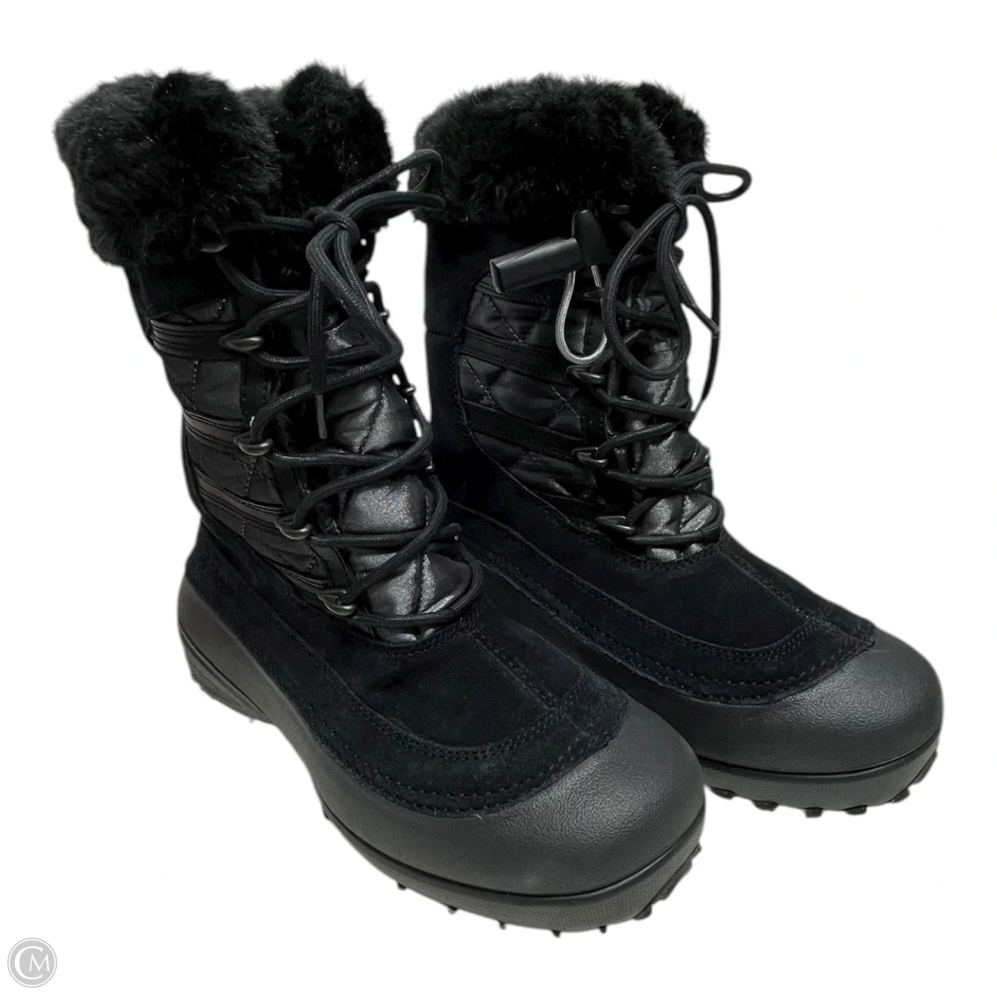 Boots Snow By Columbia In Black, Size: 7