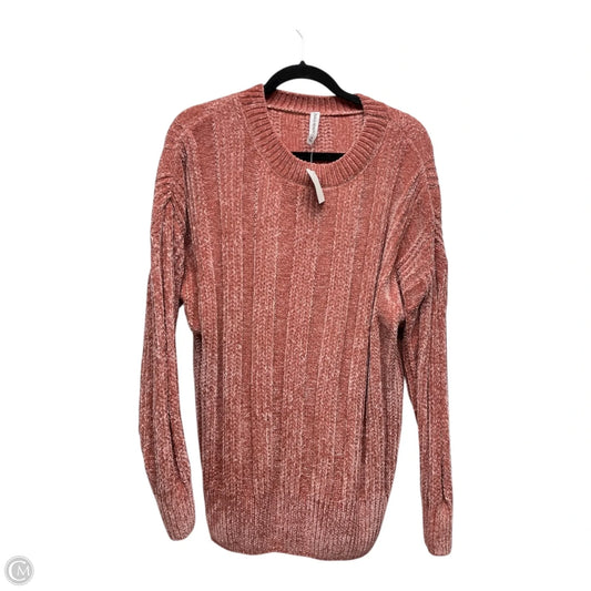 Sweater By Zenana In Coral, Size: M