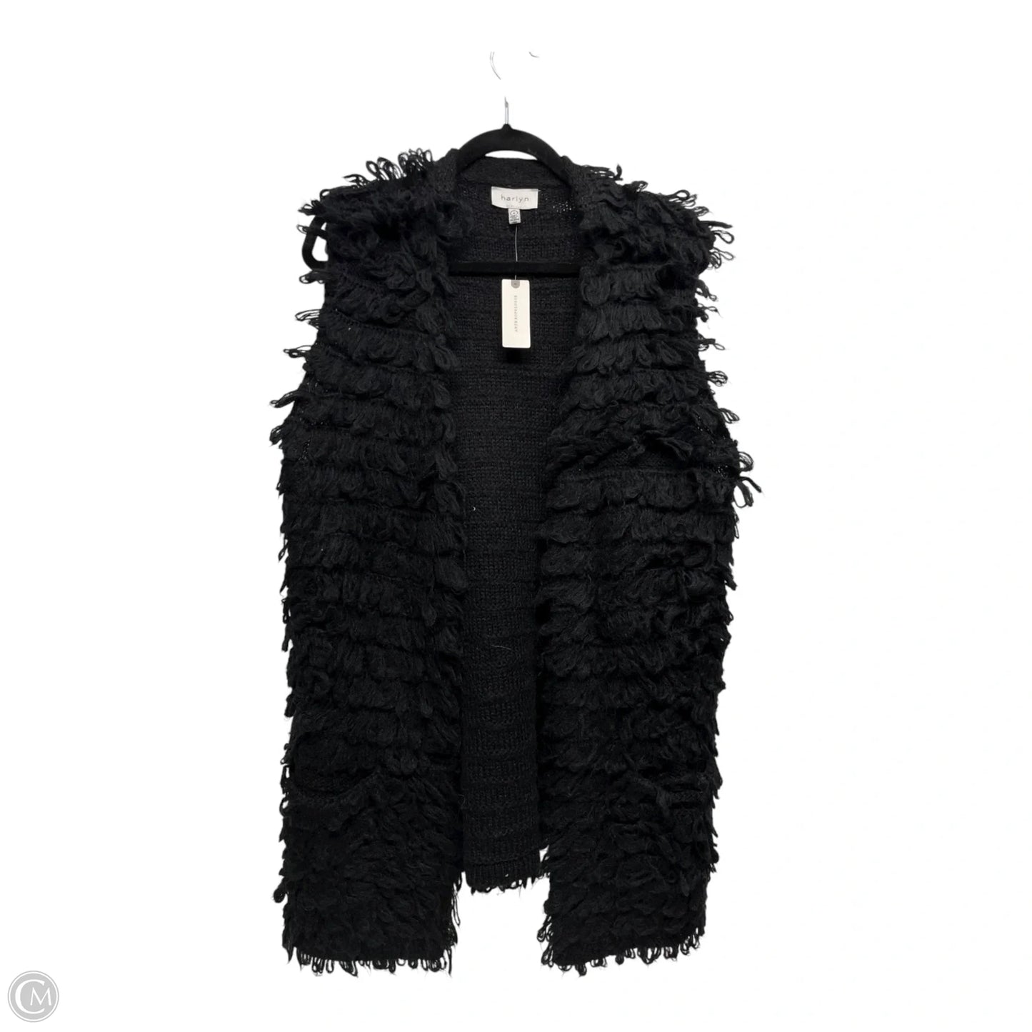 Vest Sweater By Anthropologie In Black, Size: S