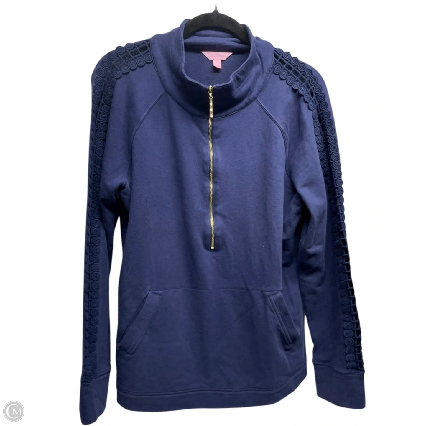 Sweatshirt Designer By Lilly Pulitzer In Navy, Size: L