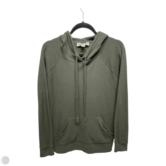 Sweatshirt Hoodie By Michael By Michael Kors In Green, Size: M