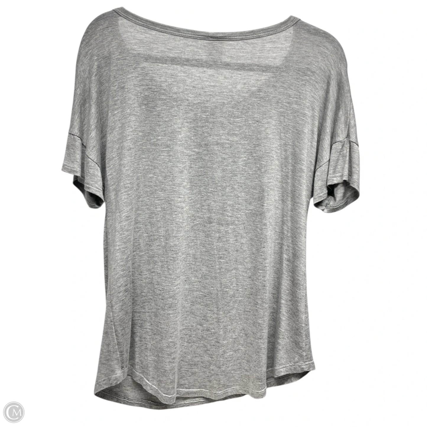 Top Short Sleeve By Color Bear In Grey, Size: M