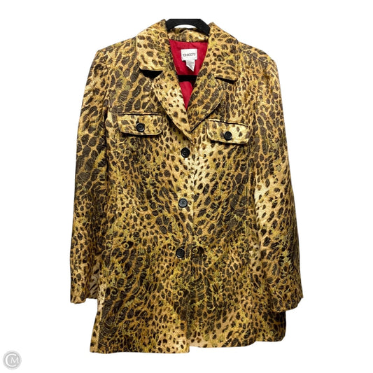 Jacket Other By Chicos In Animal Print, Size: M