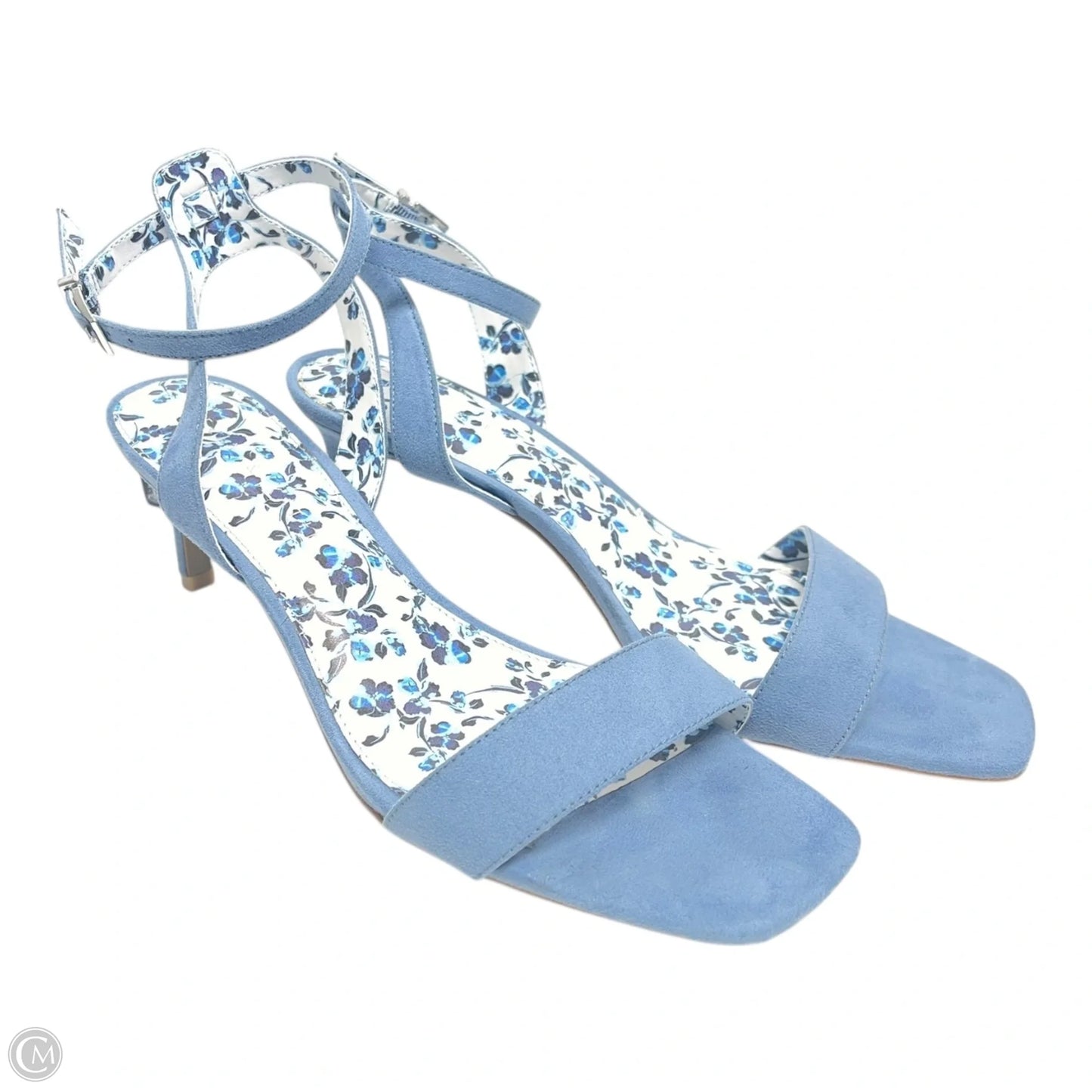 Shoes Heels Kitten By Kelly And Katie In Floral Print, Size: 8.5