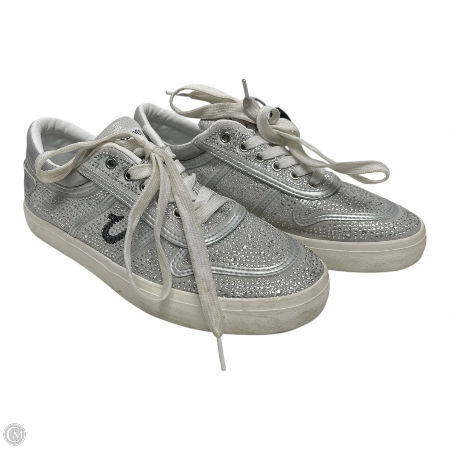 Shoes Sneakers By True Religion In Silver, Size: 8