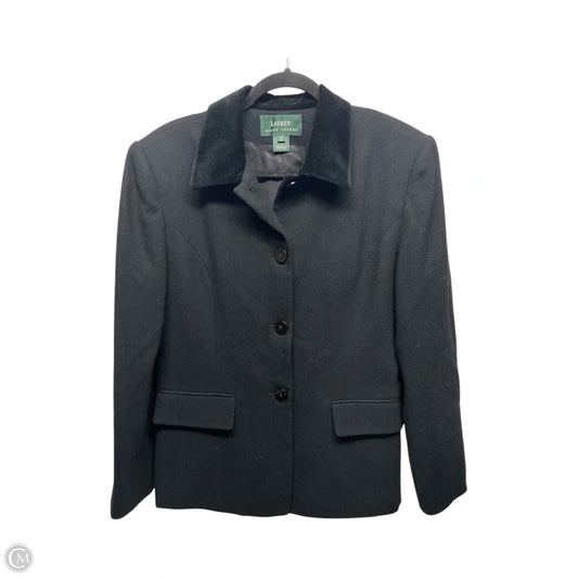 Blazer By Lauren By Ralph Lauren In Black, Size: 12