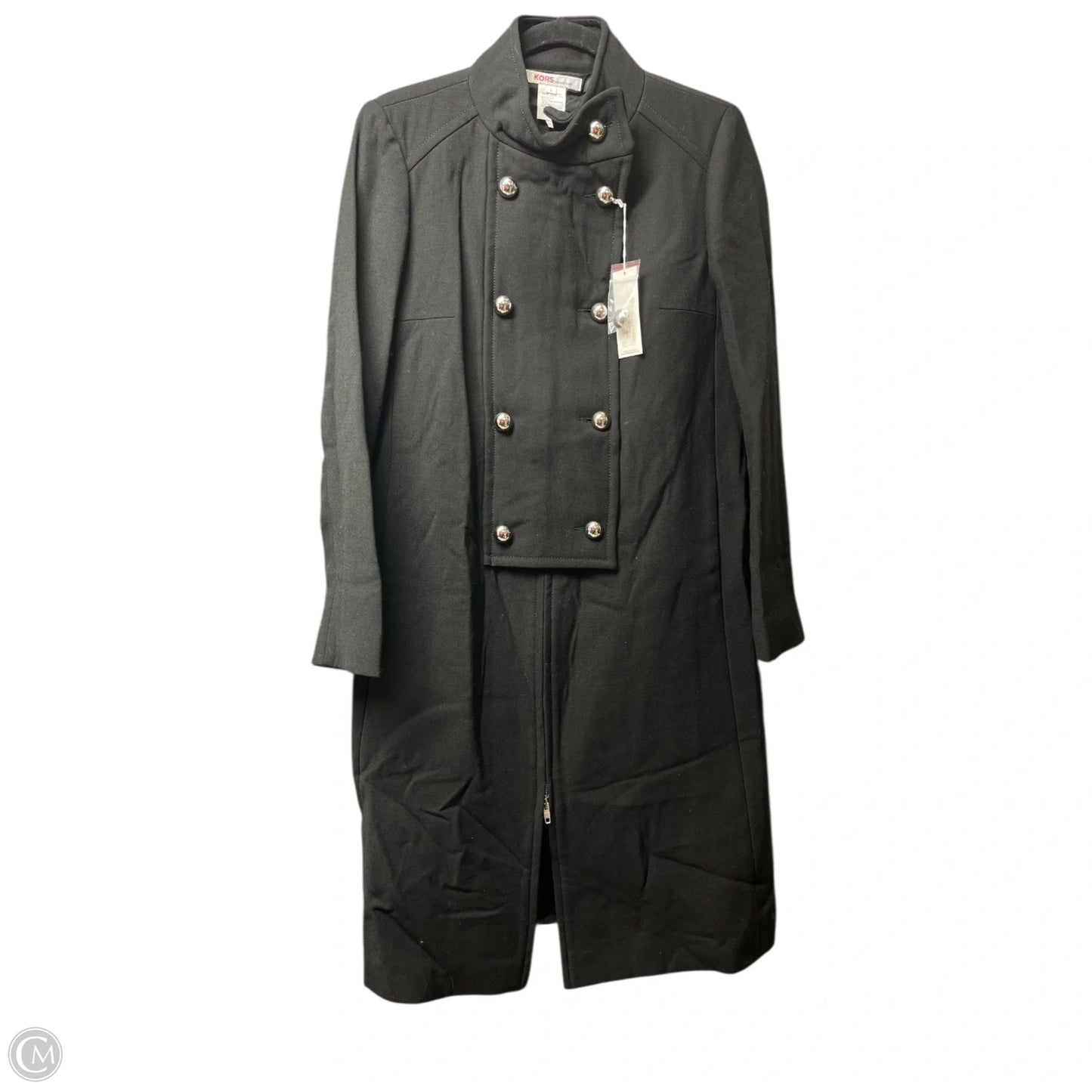 Coat Designer By Michael Kors In Black, Size: 6