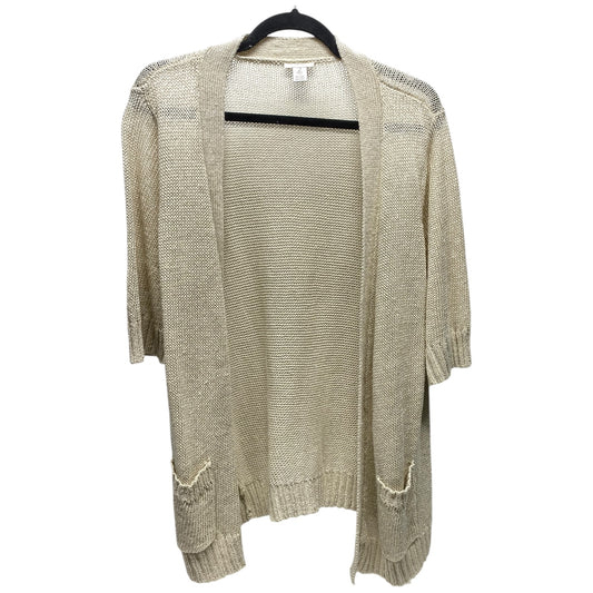 Cardigan By Chicos In Beige, Size: L