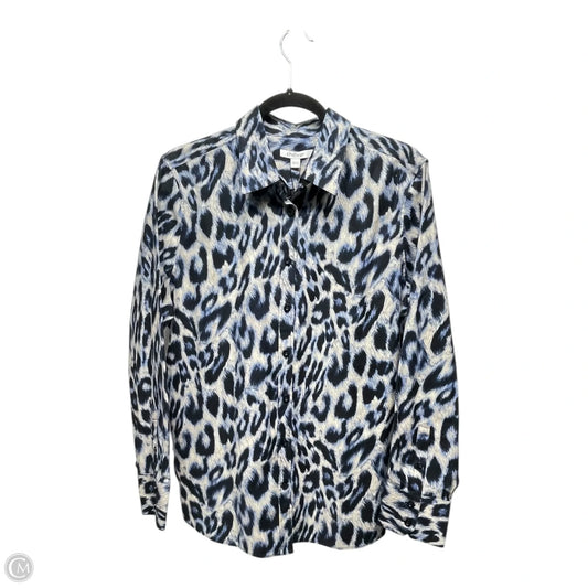 Top Long Sleeve By Chicos In Animal Print, Size: 12