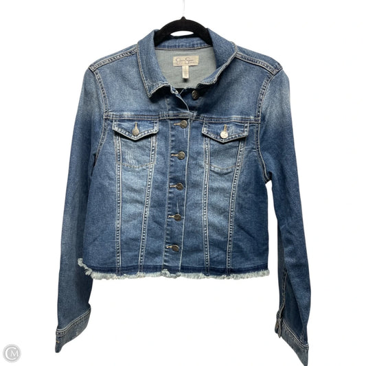 Jacket Denim By Jessica Simpson In Blue Denim, Size: L
