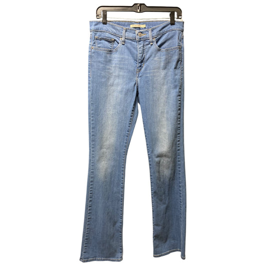 Jeans Boot Cut By Levis In Blue Denim, Size: 10