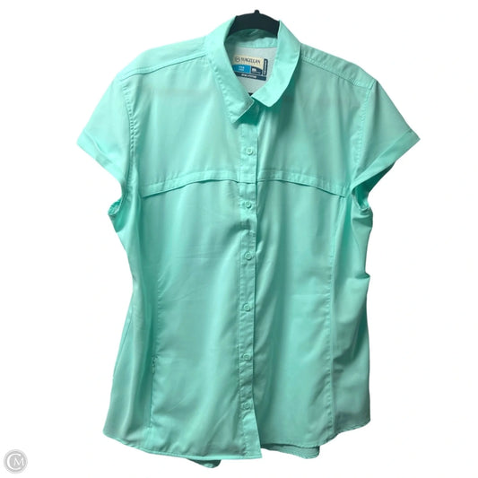 Top Short Sleeve By Magellan In Green, Size: Xxl