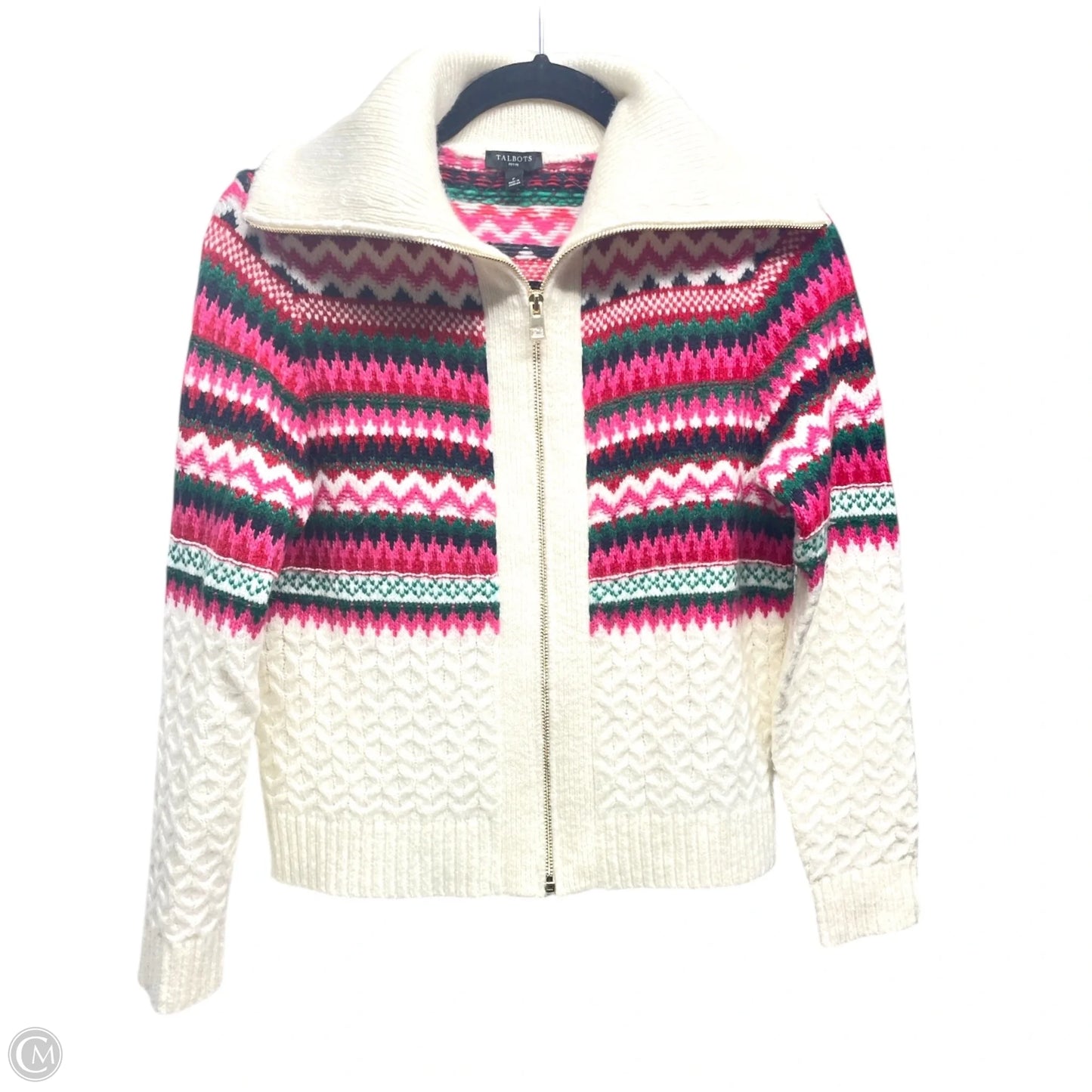 Cardigan By Talbots In Multi-colored, Size: Xs
