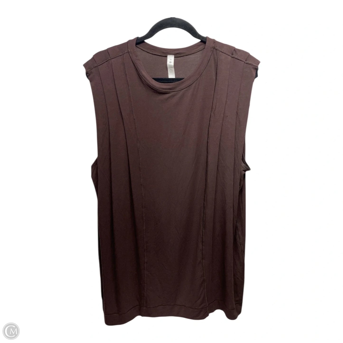 Athletic Tank Top By Lululemon In Brown, Size: 10