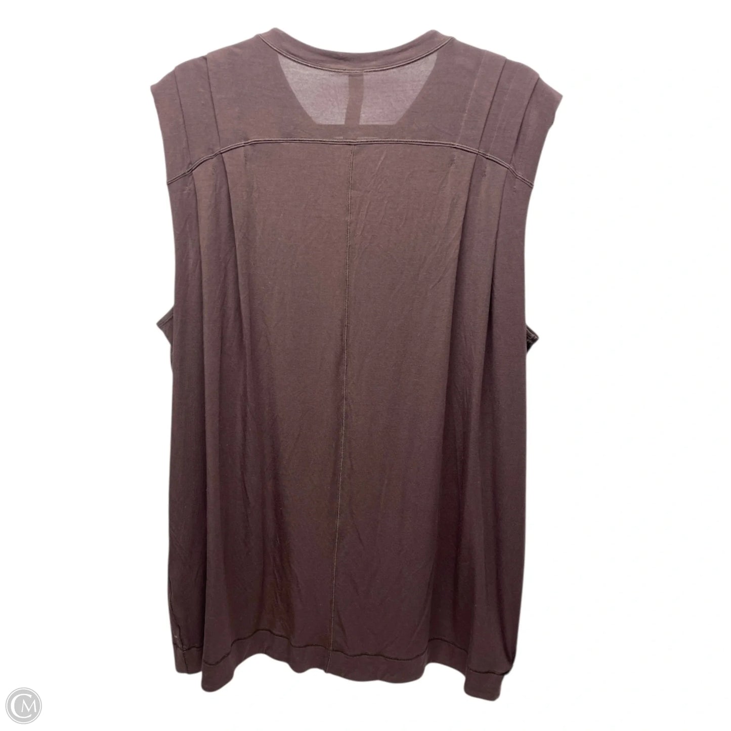 Athletic Tank Top By Lululemon In Brown, Size: 10
