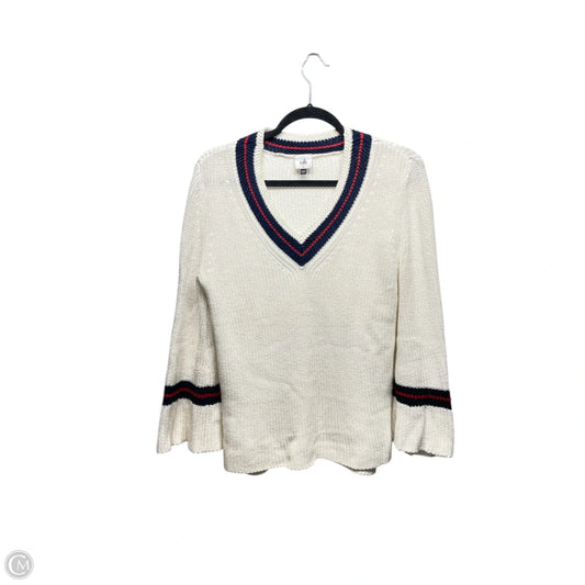 Sweater By Cabi In White, Size: S