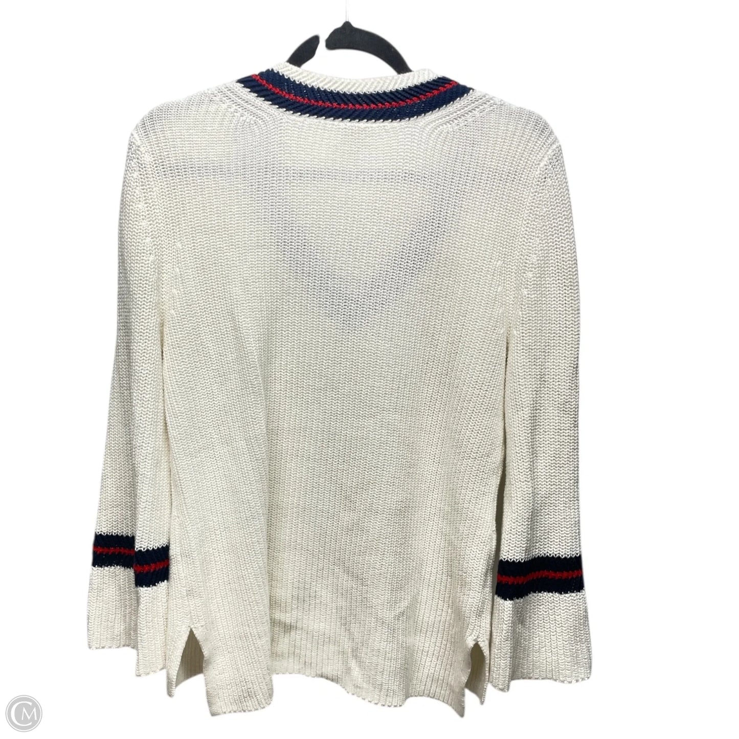 Sweater By Cabi In White, Size: S