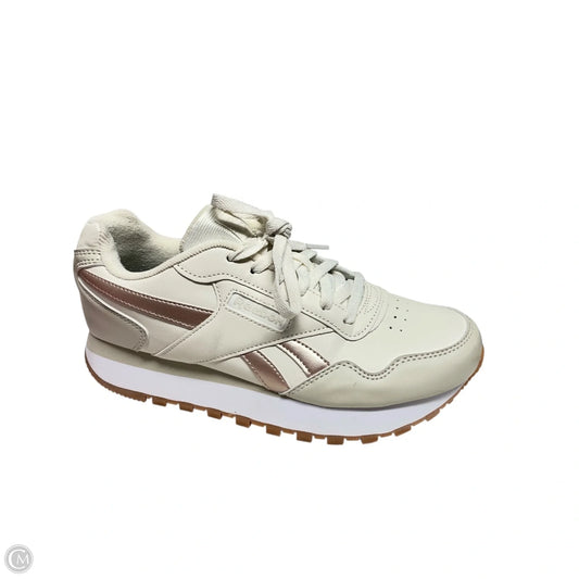 Shoes Sneakers By Reebok In Cream & Pink, Size: 9