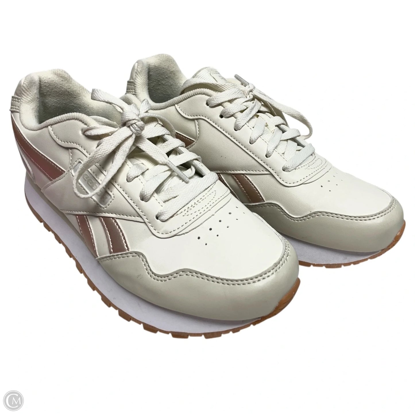 Shoes Sneakers By Reebok In Cream & Pink, Size: 9