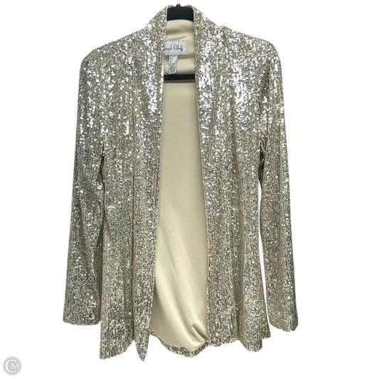Blazer By Joseph Ribkoff In Silver, Size: 4