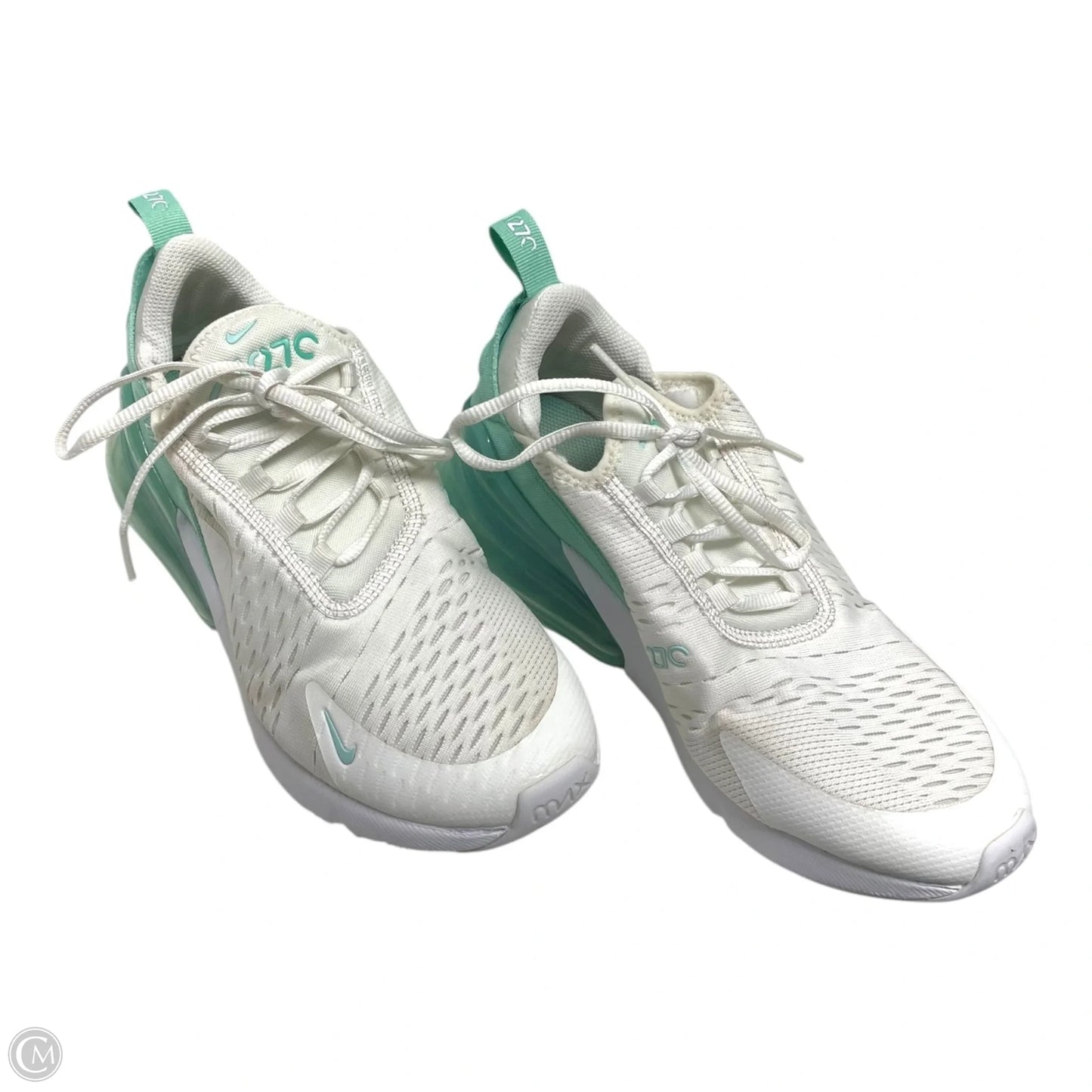 Shoes Athletic By Nike In Green & White, Size: 6.5