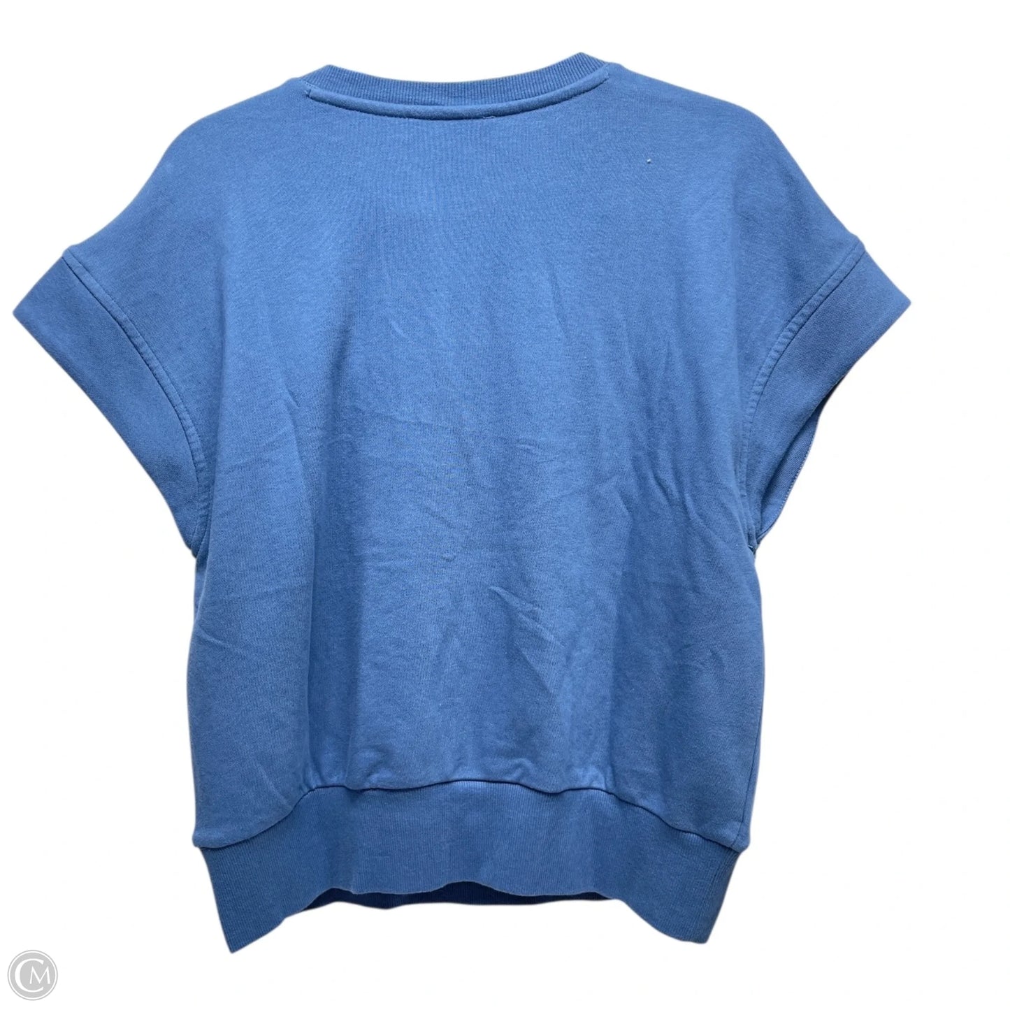 Top Short Sleeve By Loft In Blue, Size: M