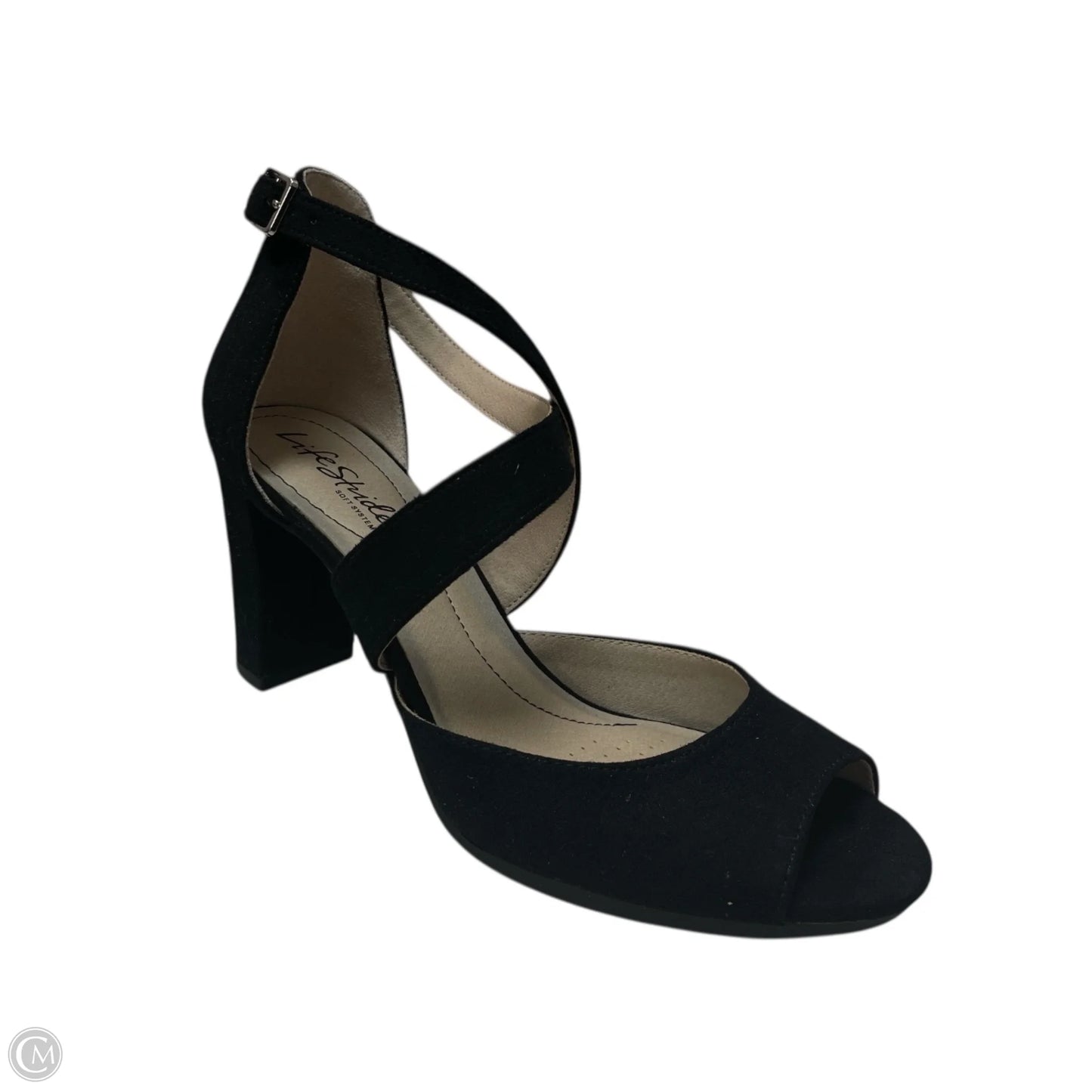 Shoes Heels Block By Life Stride In Black, Size: 7.5