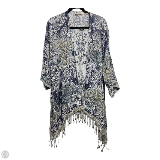 Sweater Cardigan By Soft Surroundings In Multi-colored, Size: M