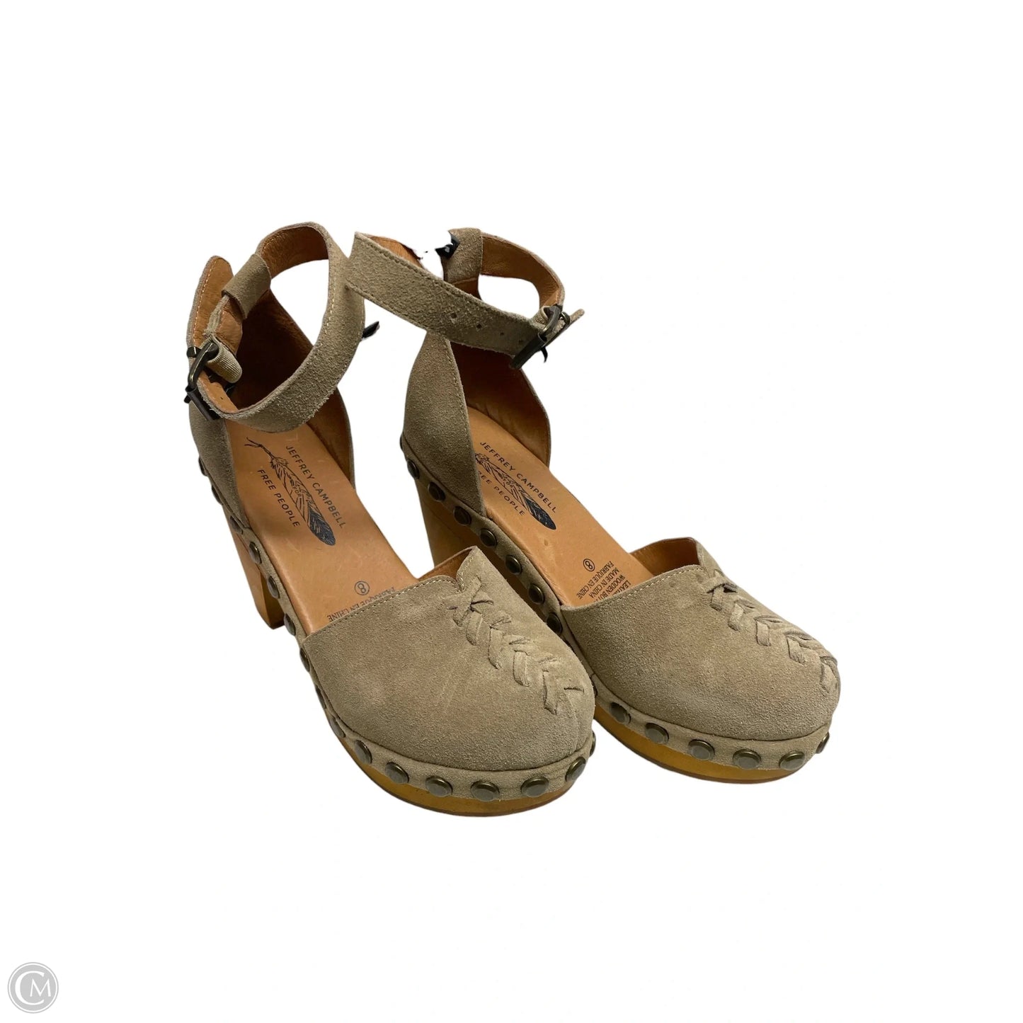 Shoes Heels Block By Jeffrey Campbell In Taupe, Size: 8