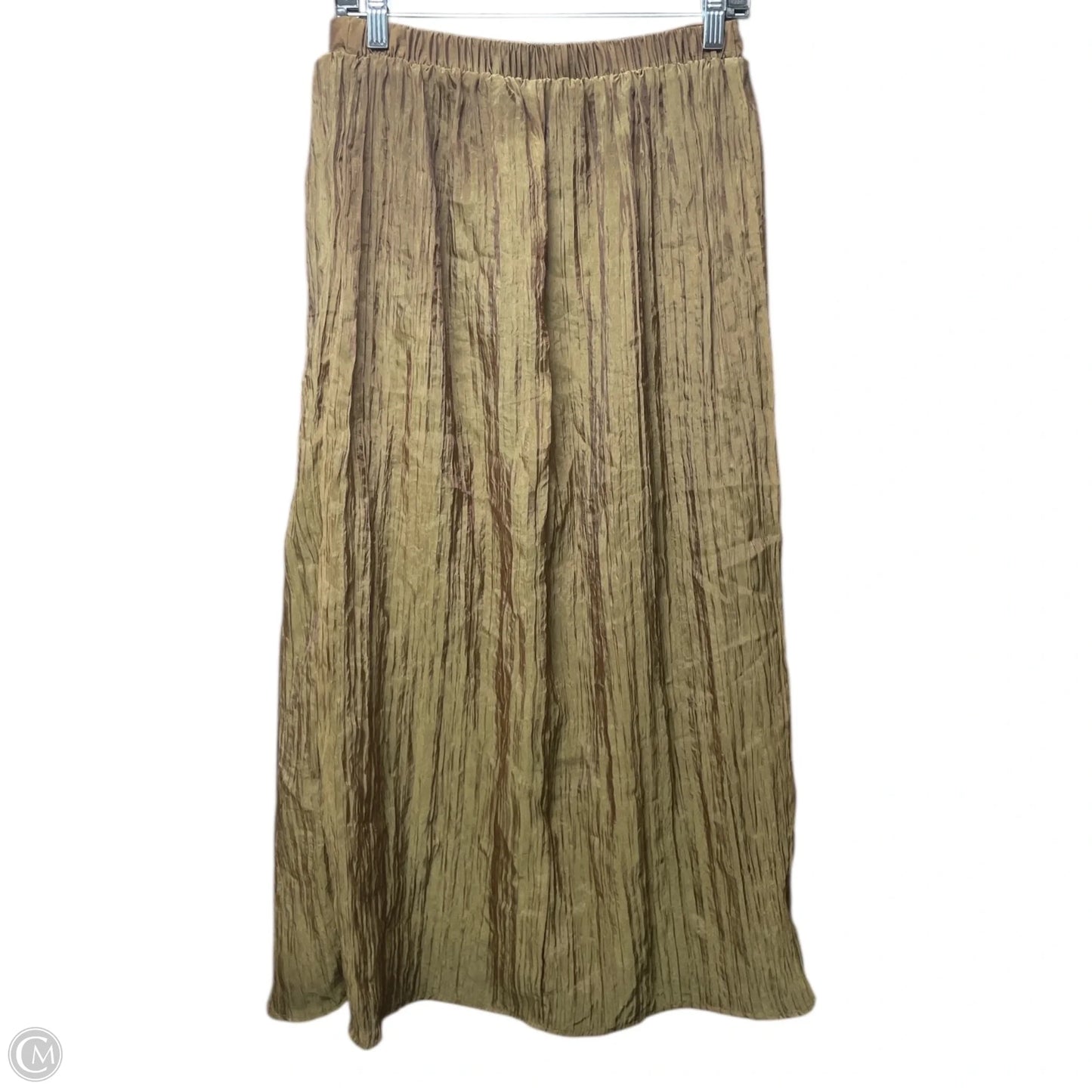 Skirt Midi By Zara In Green, Size: S