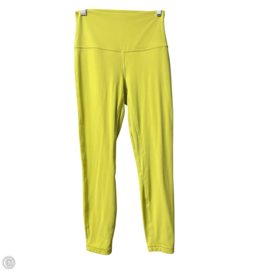 Athletic Leggings By Lululemon In Green, Size: 6