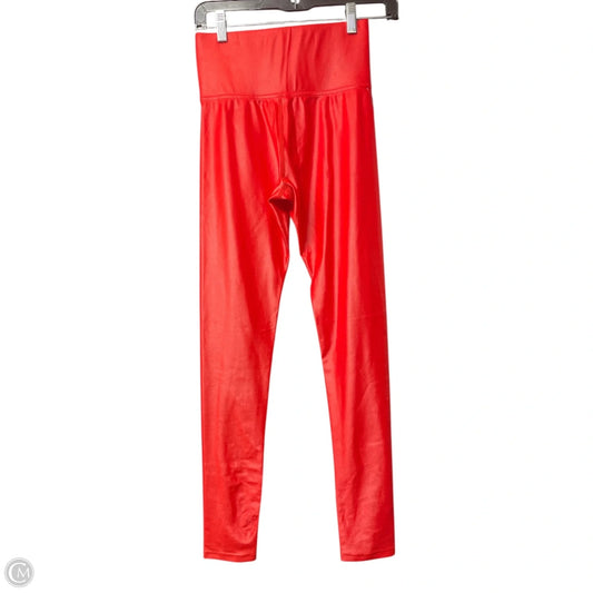 Athletic Leggings By CARBON 38 In Red, Size: S