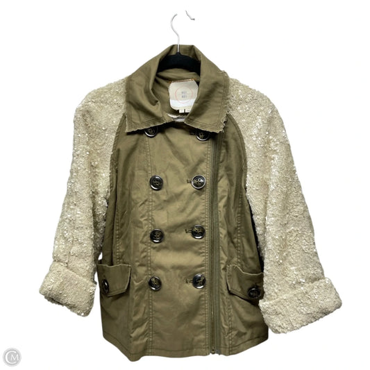 Jacket Utility By HEI HEI  In Cream & Green, Size: M