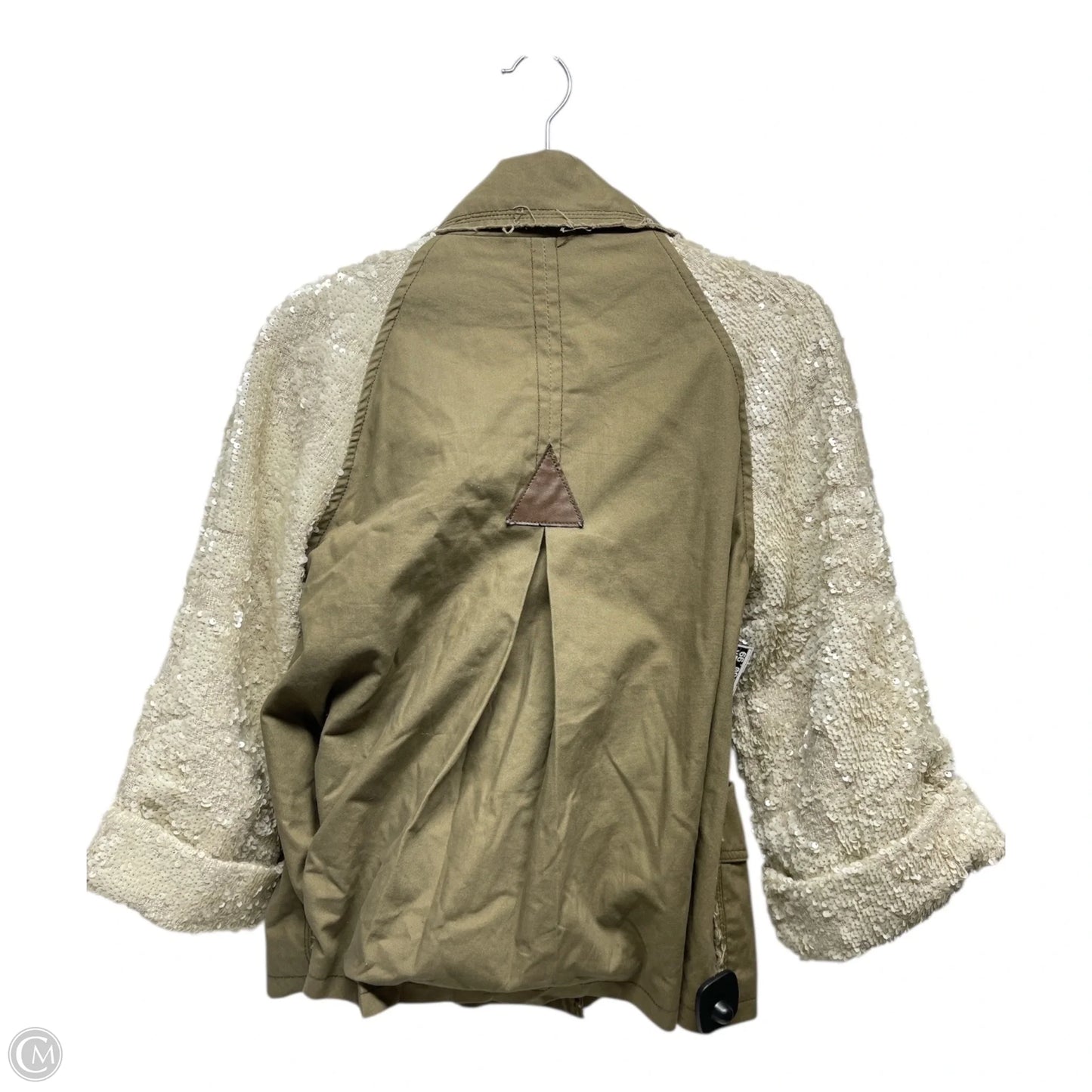 Jacket Utility By HEI HEI  In Cream & Green, Size: M