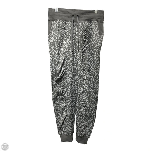 Athletic Pants By Lululemon In Black & Grey, Size: 6