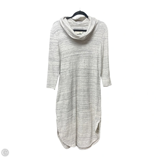 Dress Sweater By Saturday/sunday In Grey & White, Size: M