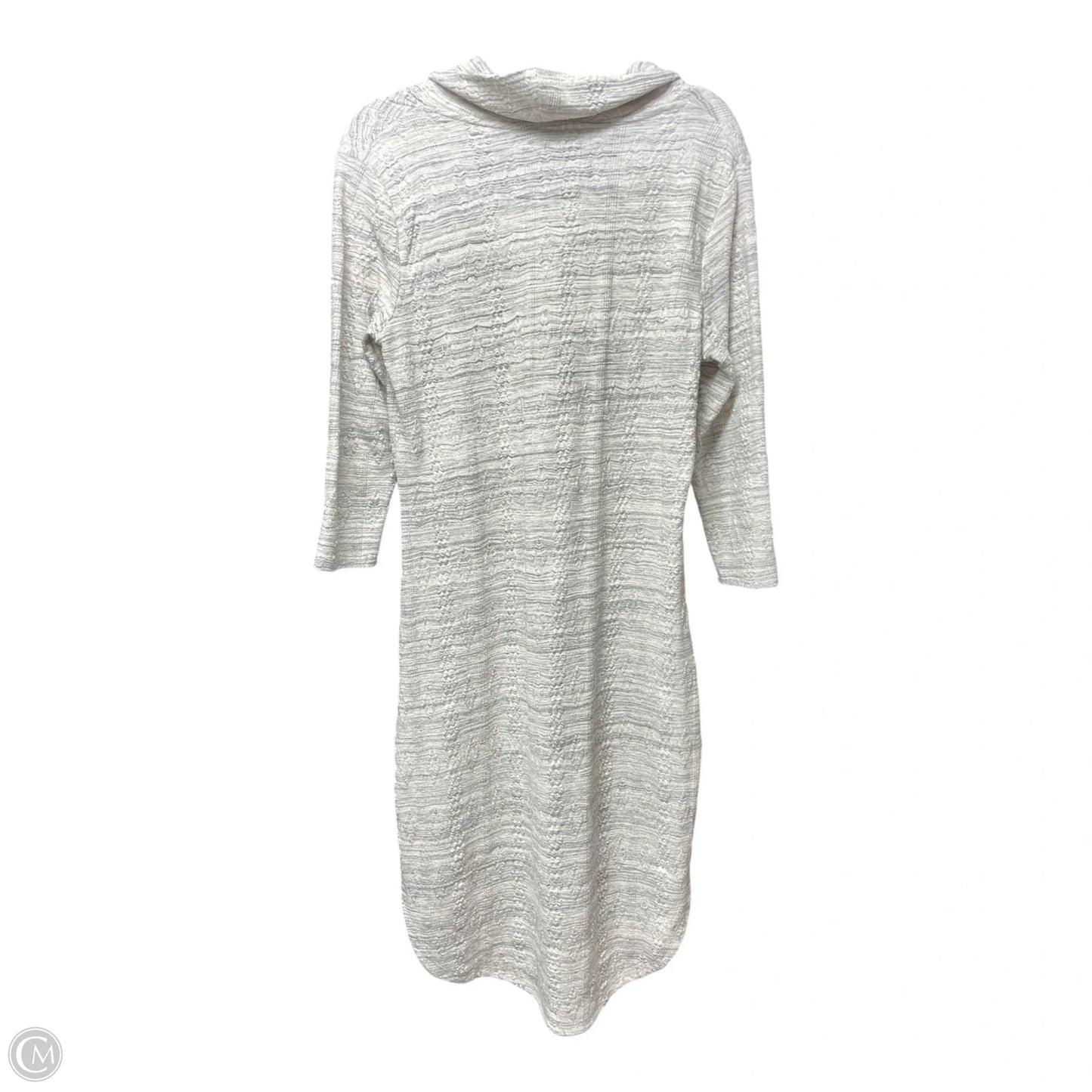 Dress Sweater By Saturday/sunday In Grey & White, Size: M