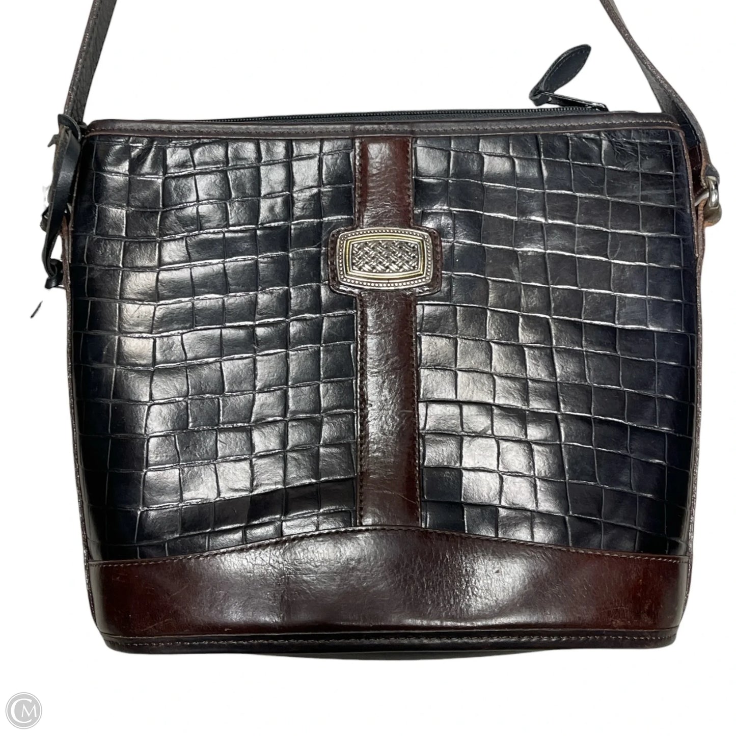 Handbag Leather By Brighton, Size: Medium