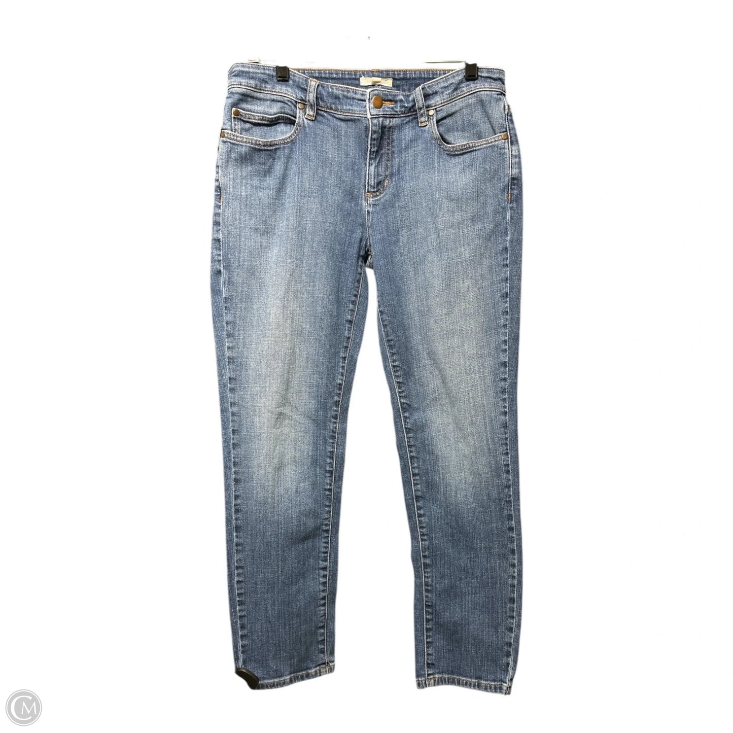 Jeans Skinny By Eileen Fisher In Blue Denim, Size: 8