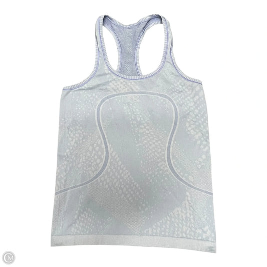 Athletic Tank Top By Lululemon In Blue, Size: 8