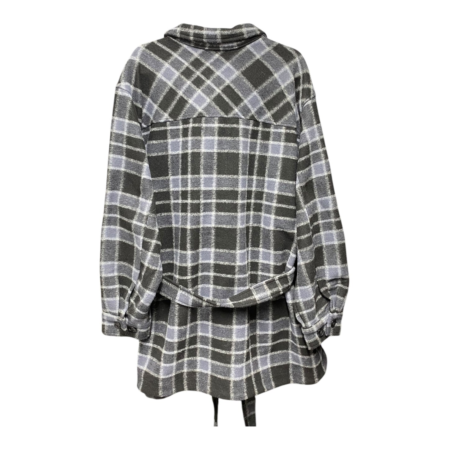 Coat Other By Terra & Sky In Plaid Pattern, Size: 3x