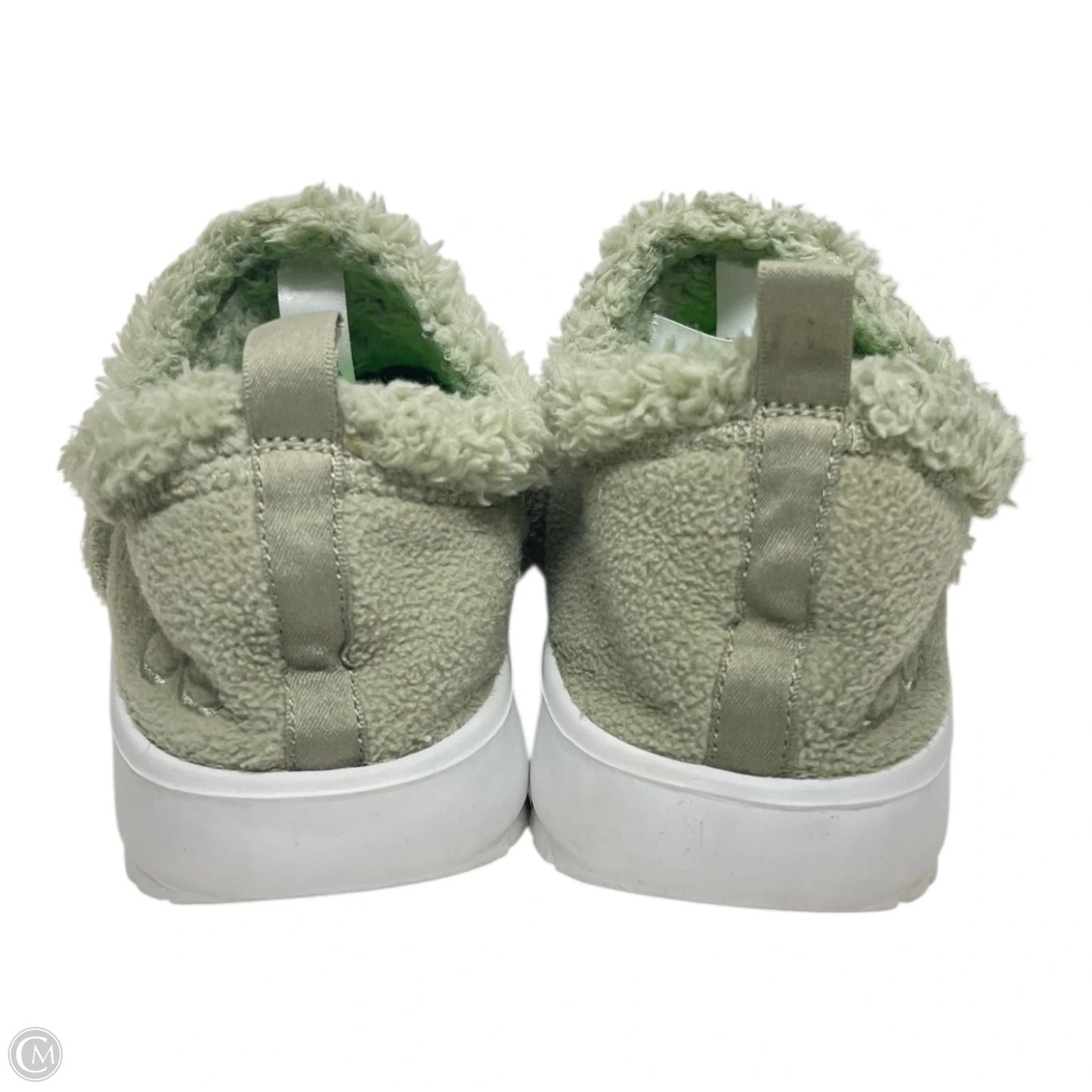 Shoes Flats By Oofos In Green, Size: 9