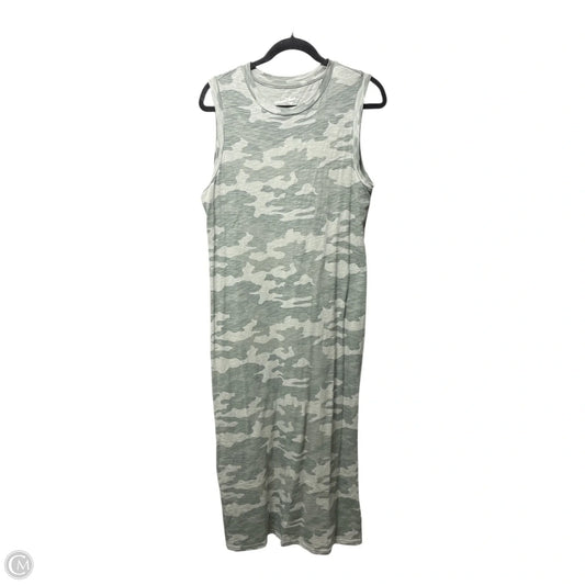 Dress Casual Midi By Universal Thread In Camouflage Print, Size: M