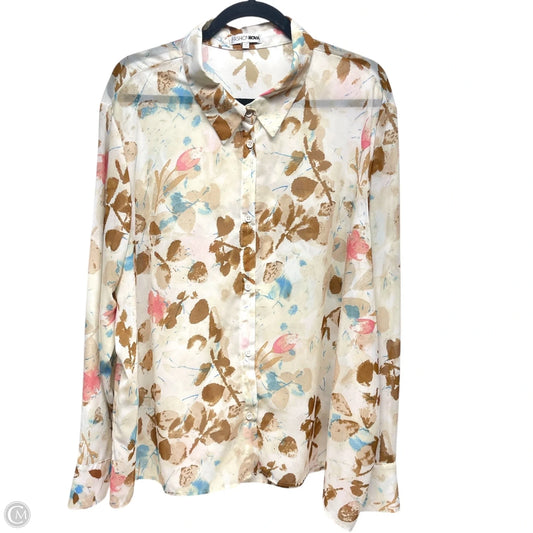 Top Long Sleeve By Fashion Nova In Multi-colored, Size: 2x