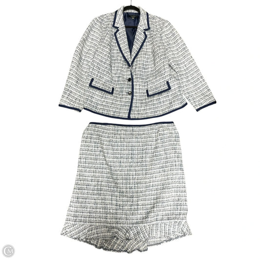 Skirt Set 2pc By Talbots In Plaid Pattern, Size: 20