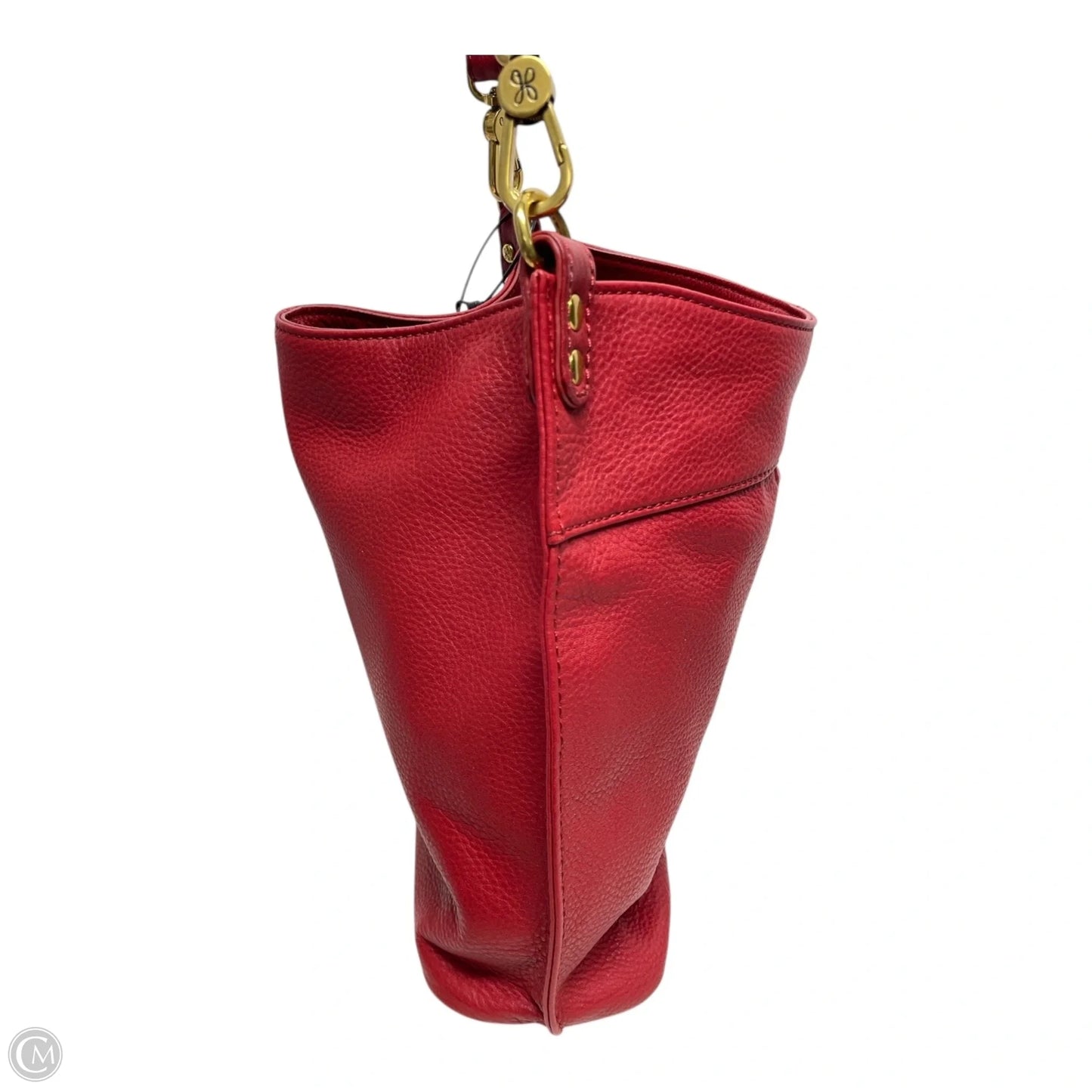 Handbag Leather By Hobo Intl, Size: Medium