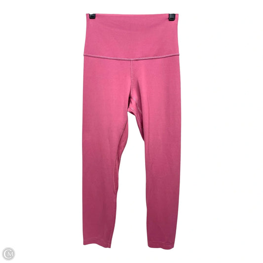Athletic Leggings By Lululemon In Pink, Size: 4
