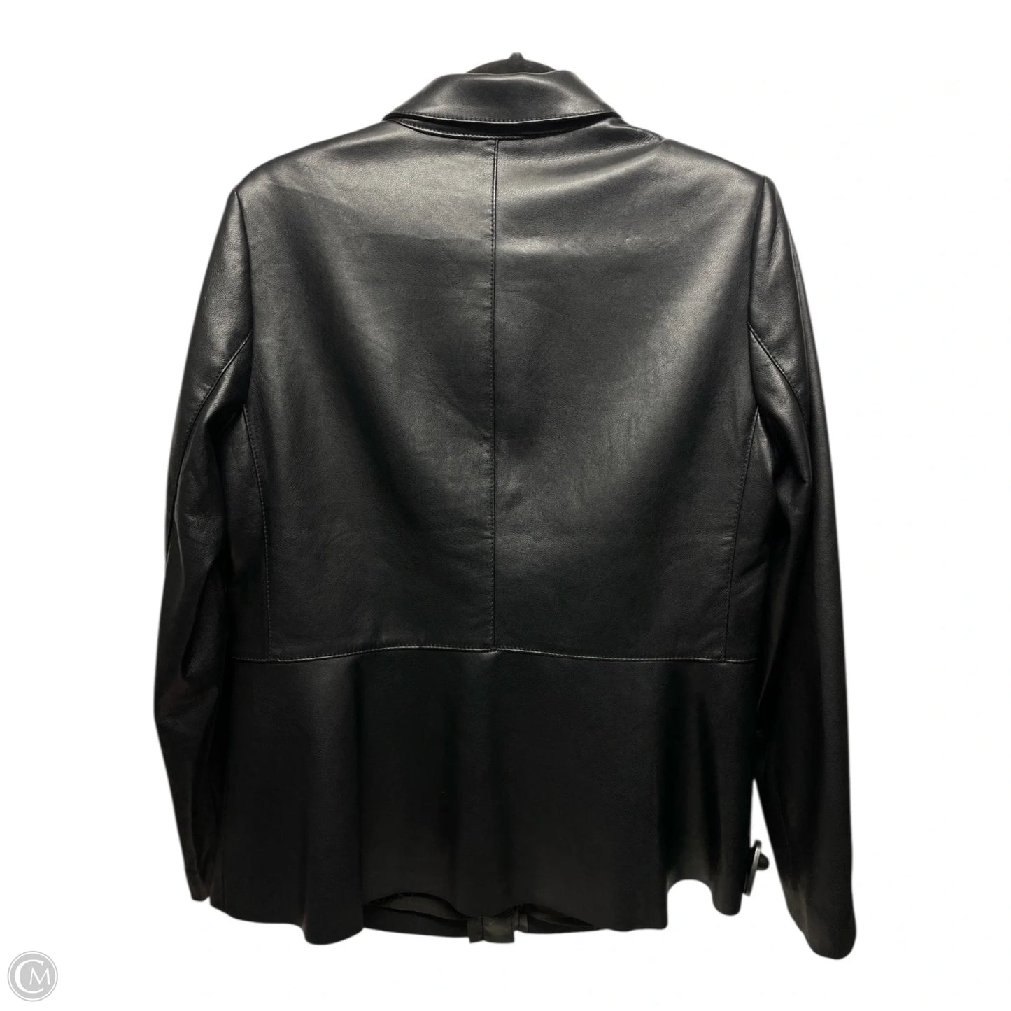 Jacket Shirt By Chicos In Black, Size: M