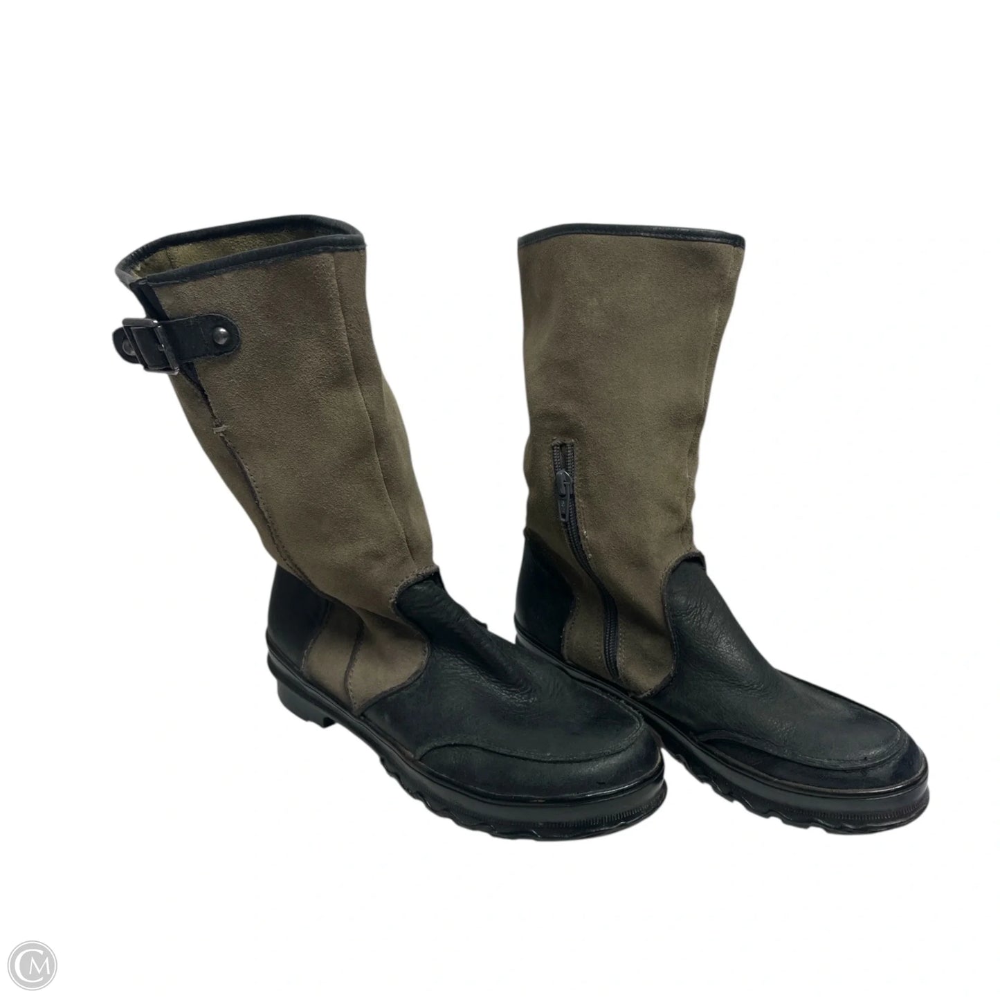 Boots Mid-calf Flats By deer lodge In Taupe, Size: 7