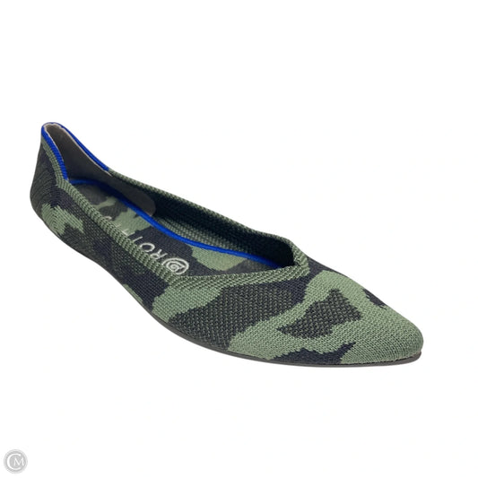Shoes Flats By Rothys In Camouflage Print, Size: 7